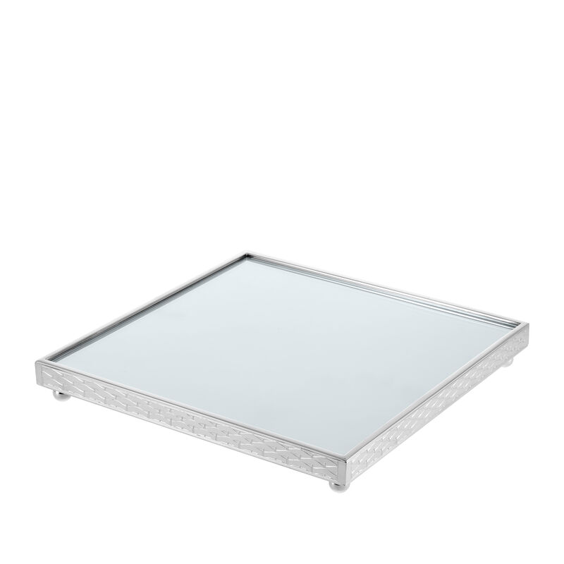 Christofle Square Tray Sève Dargent Silver Plated Tanagra Uae