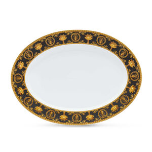 I Love Baroque Nero Platter, medium