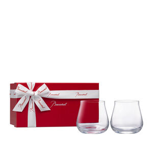 Red wine crystal glasses - Set of 2 Iriana