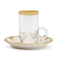 Amour Arabic Tea Cup & Saucer, small