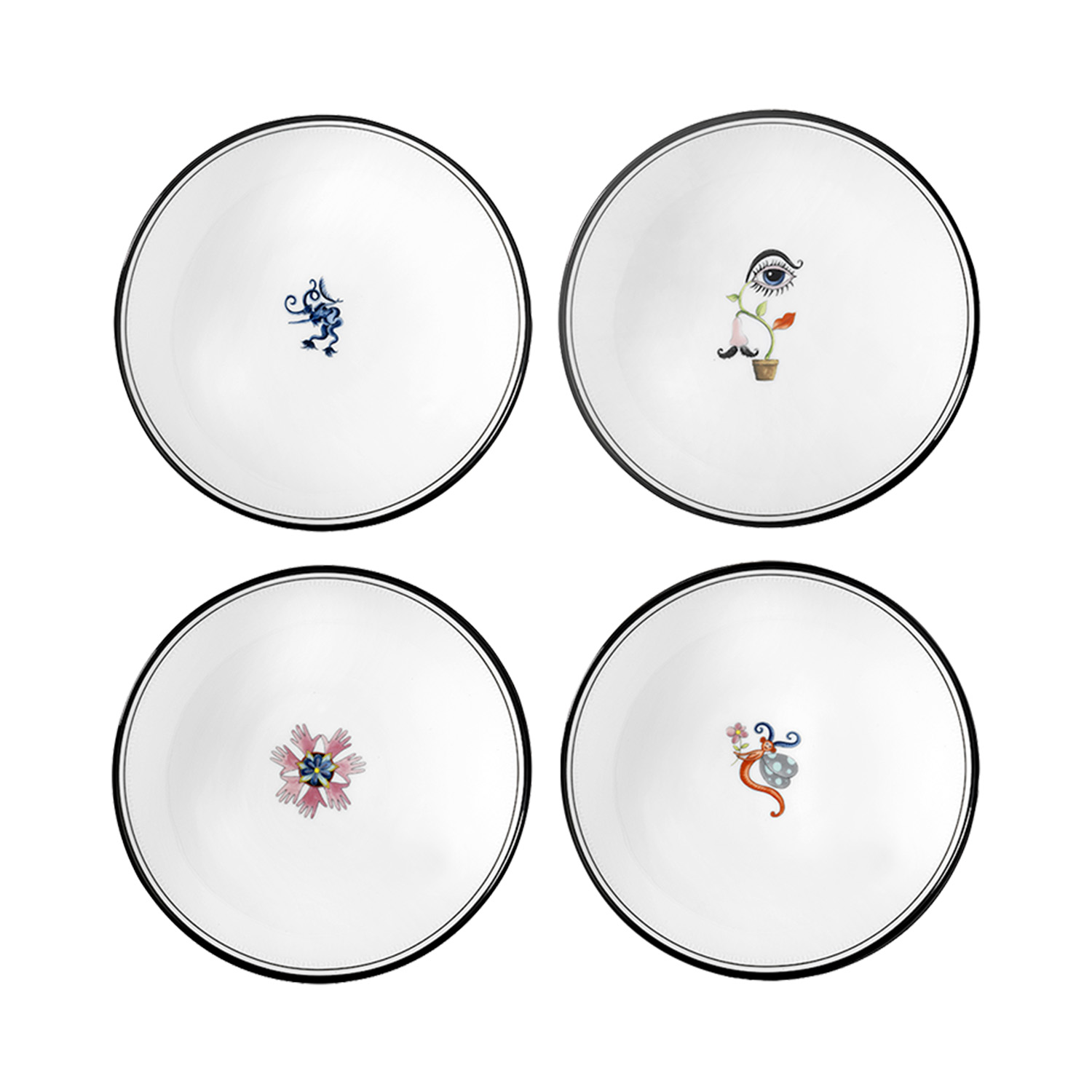 

Mix Of 4 Fruit Bowls Arcadia - Set Of 4