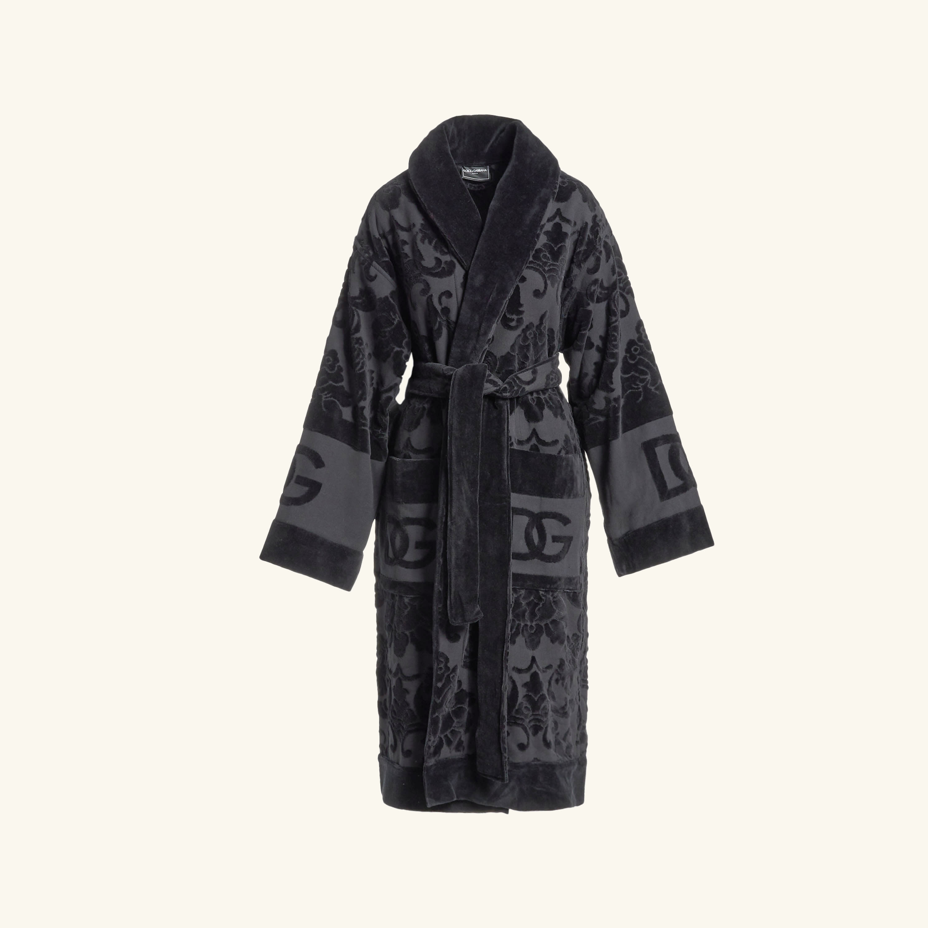 

Terry Cotton Jacquard Bath Robe - Medium