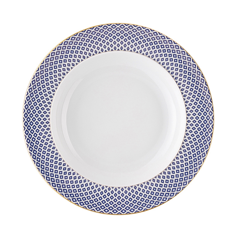 

Carreau Bleu Dinner Soup Plate