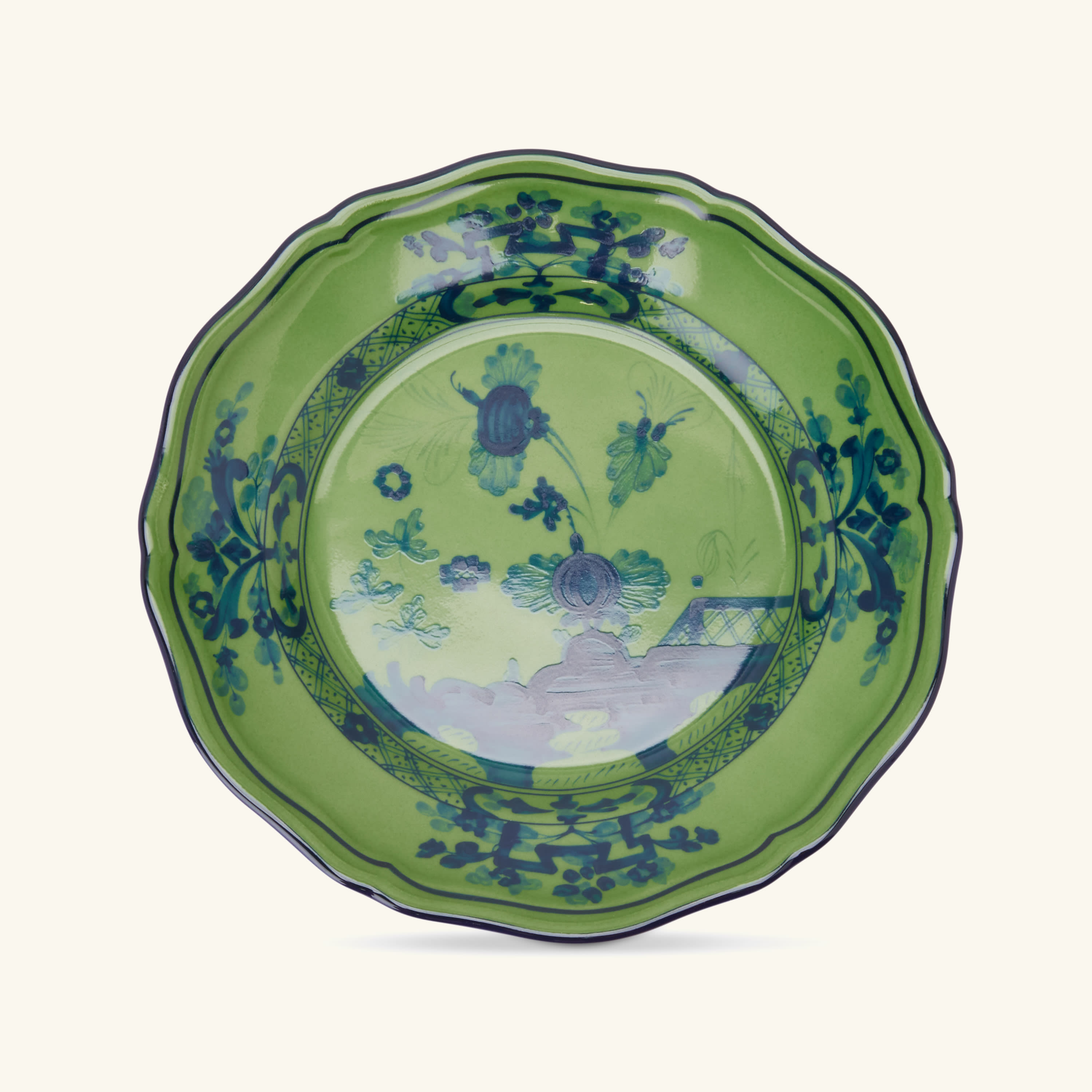 

Bread Plate Oriente Italiano Malachite