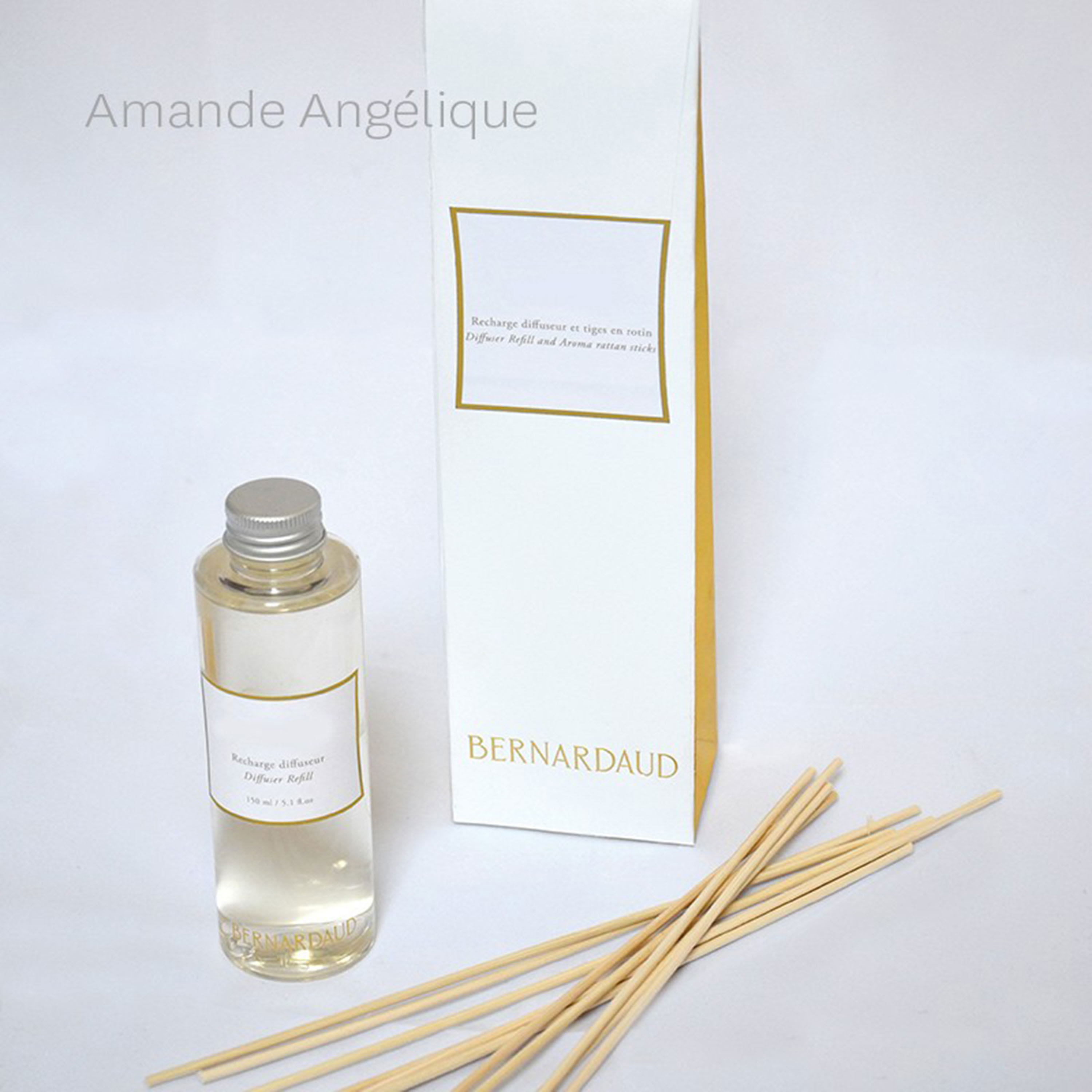 

Angelic Almond Diffuser Refill + Rattan Sticks