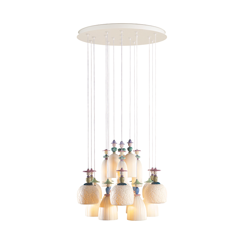 

Lladro Mademoiselle 18 Lights Dancing On The Sand Chandelier