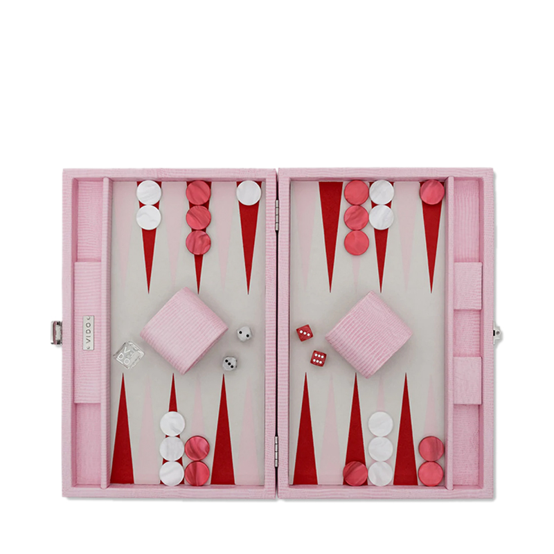 

Vido Pink Lizard Medium Backgammon