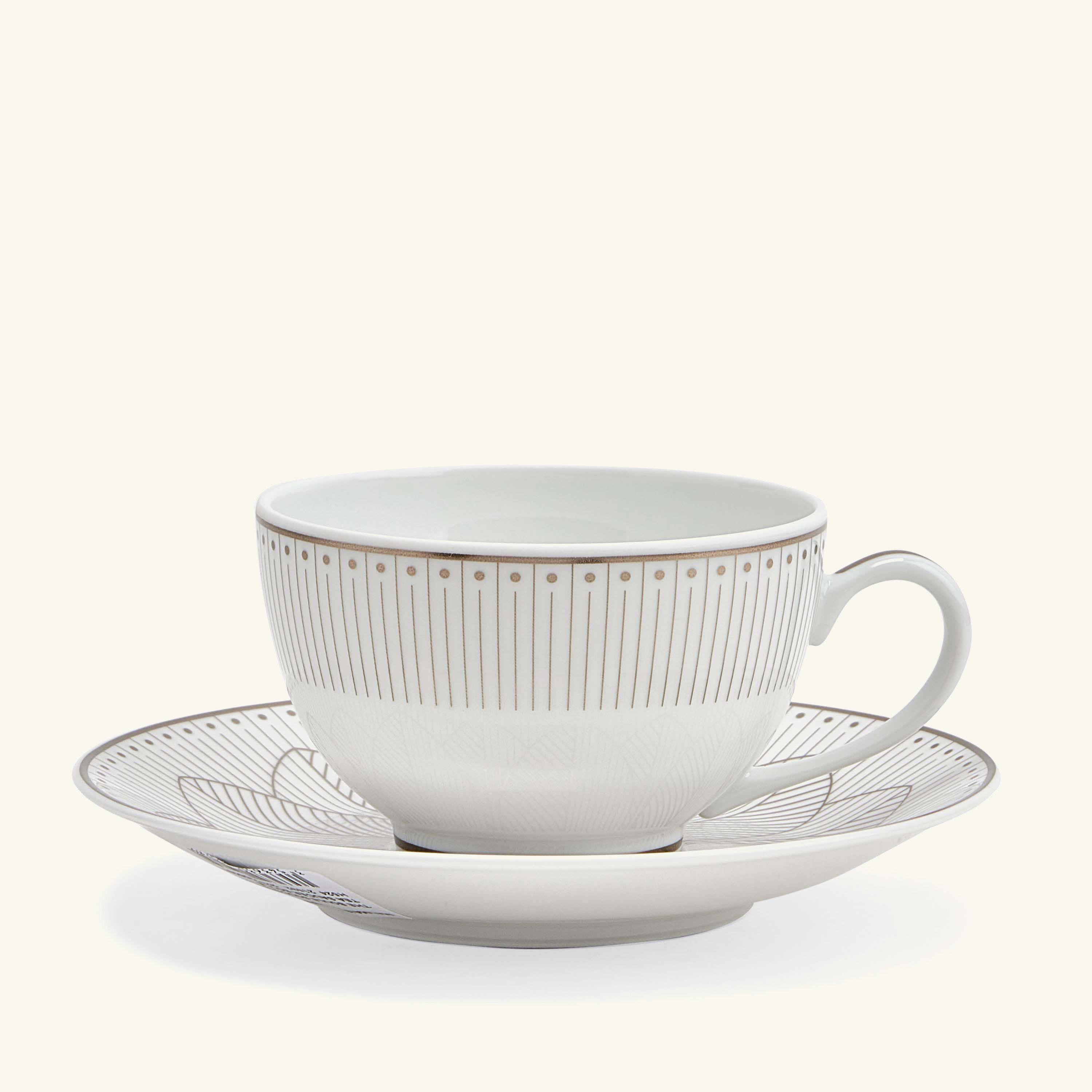 

Malmaison Impériale Set Of 2 Coffee Cup And Saucers Gold Finish