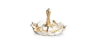 

Jay Strongwater Great Gifts Scarlett Leaf Ring Dish