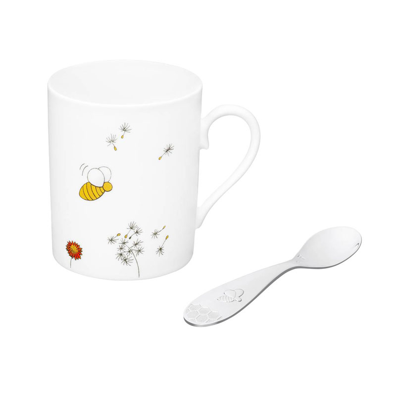 

Christofle Beebee Mug & Spoon Set