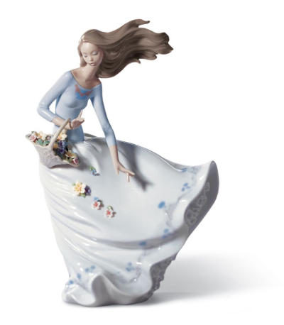 

Petals Of The Wind Woman Figurine