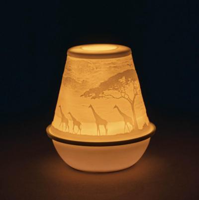 

Lithophane Votive Light - African Savannah