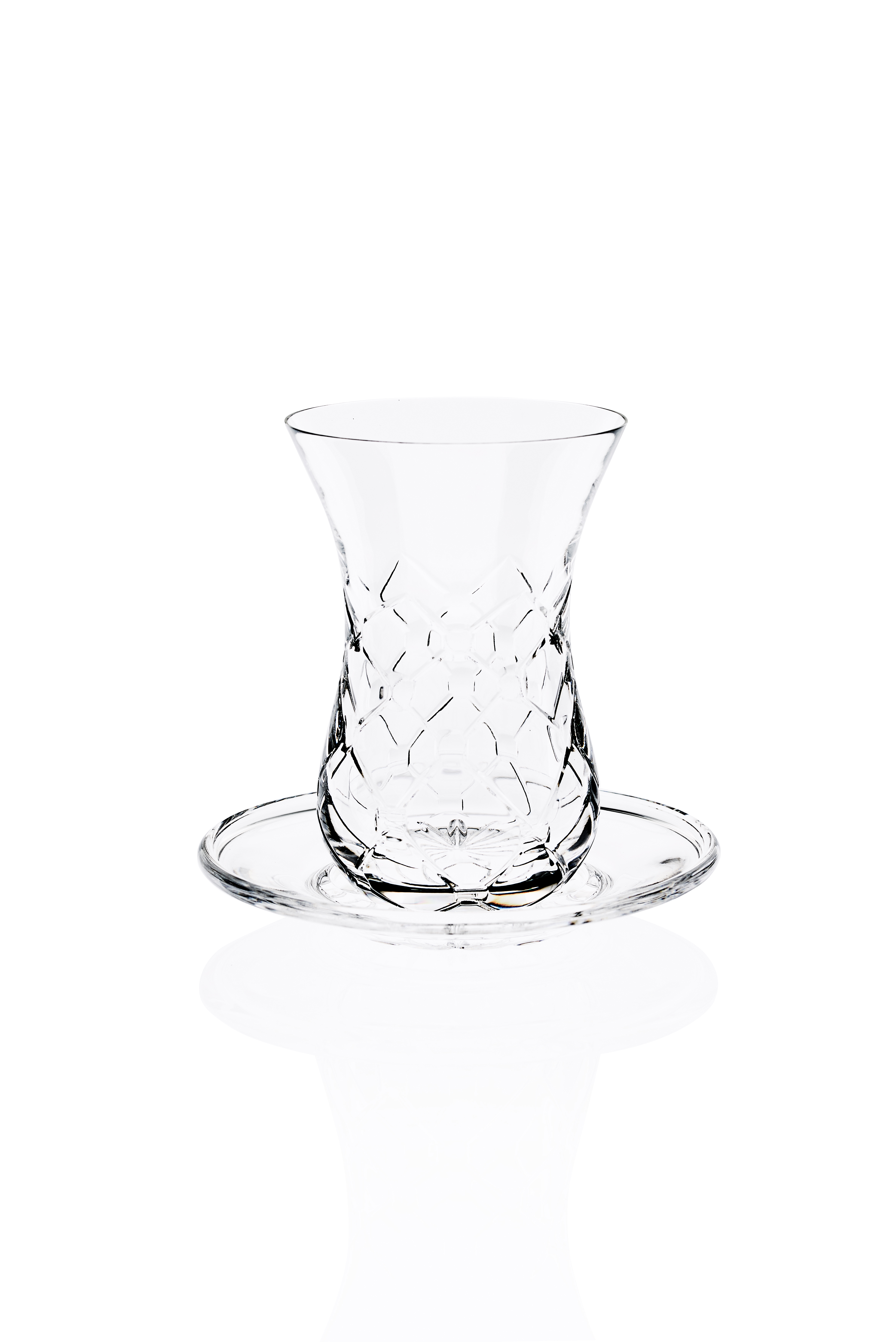 

Sensorial Armudu Tea Glass With Saucer Bicchierino Da Te Con Piattino