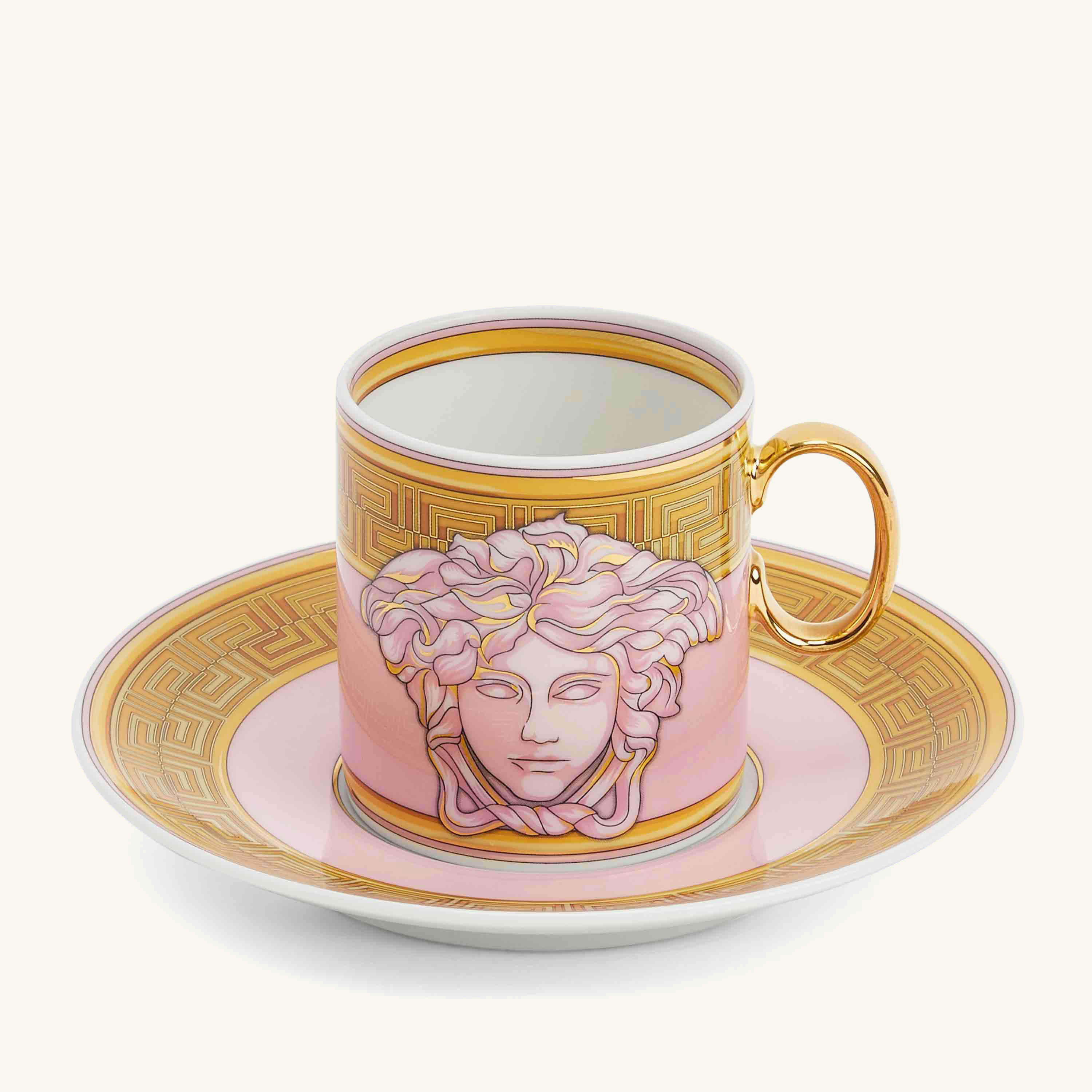 

Pink Coin Espresso Cup & Saucer