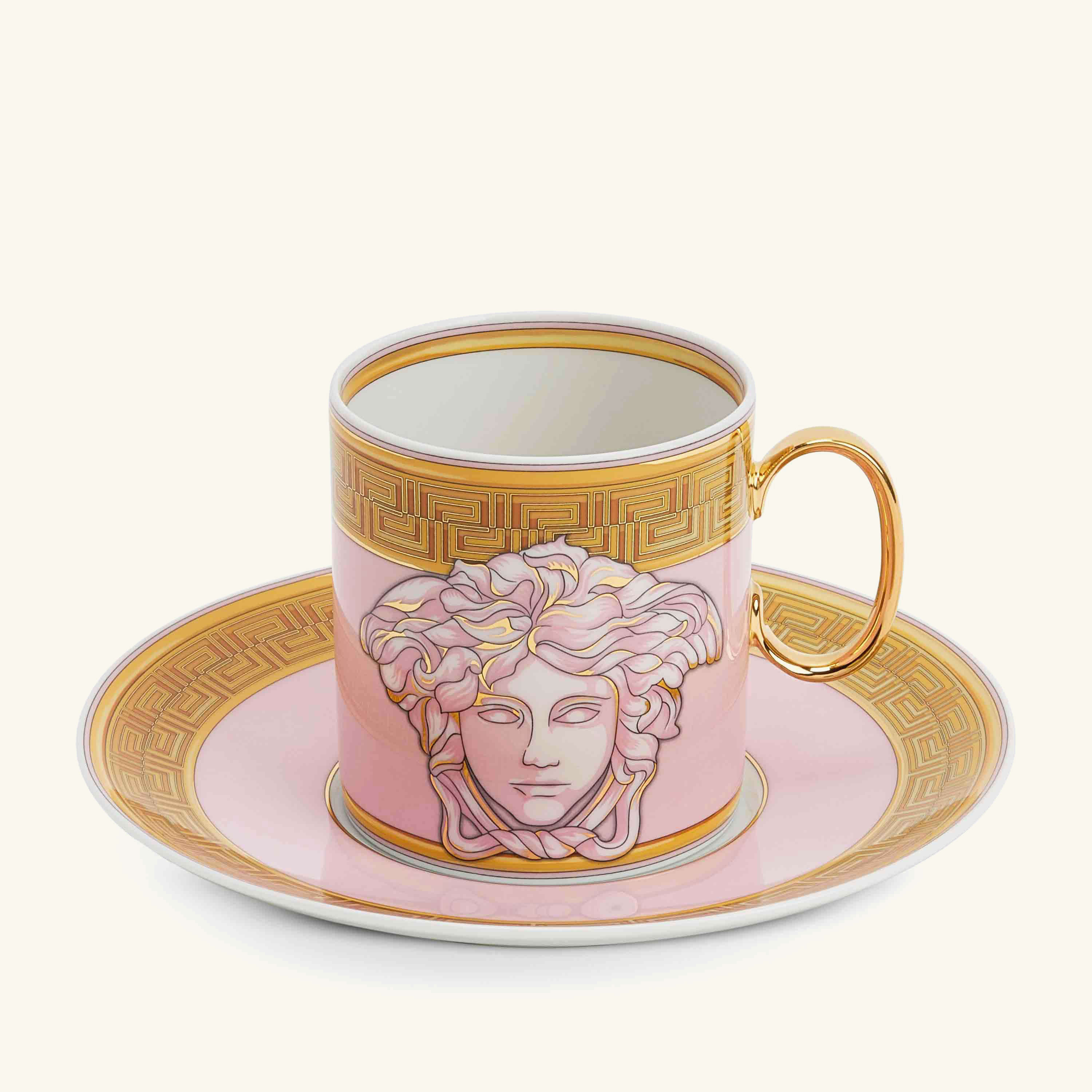 

Pink Coin Cup & Saucer