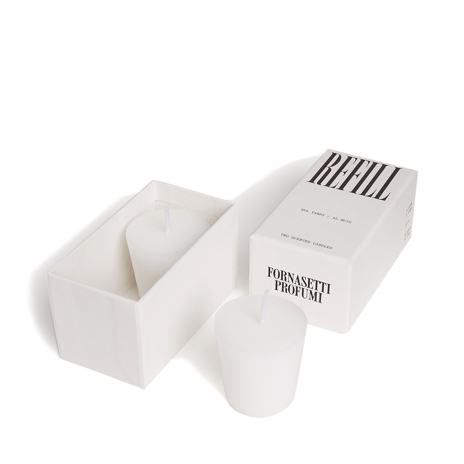 

Set Of 2 Scented Candles Refill Al Buio/sul Tardi