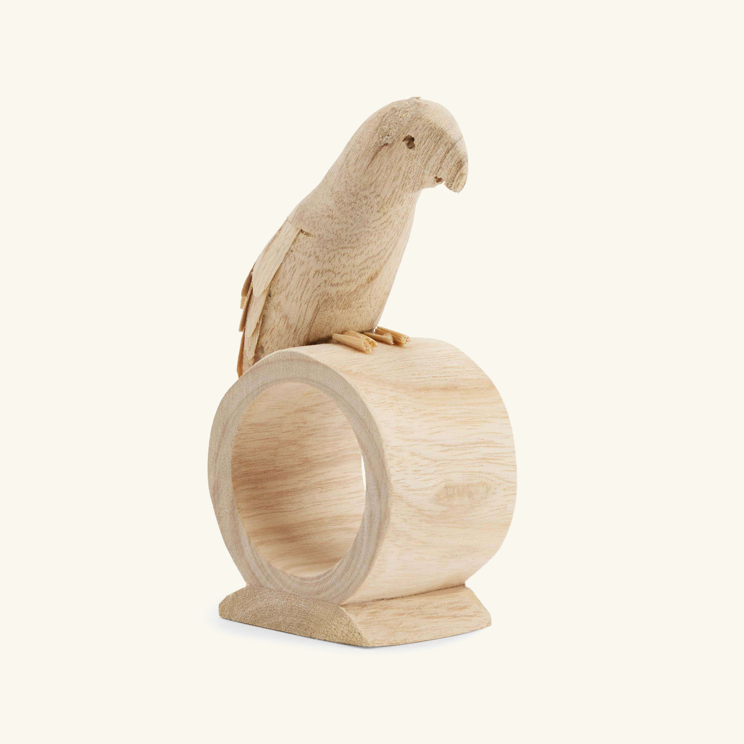 

Wooden Parrot Napkin Ring