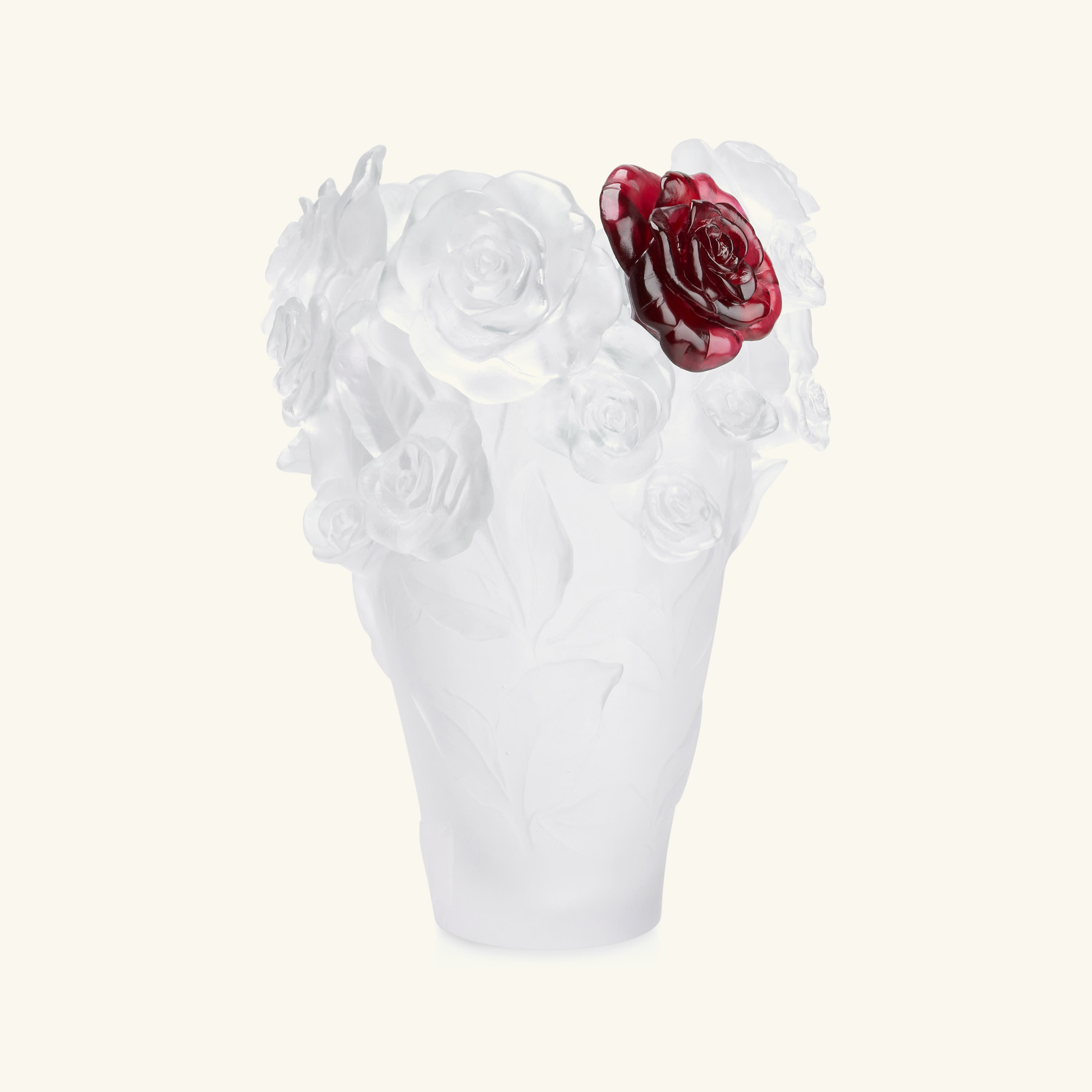 

White Vase & Red Flower