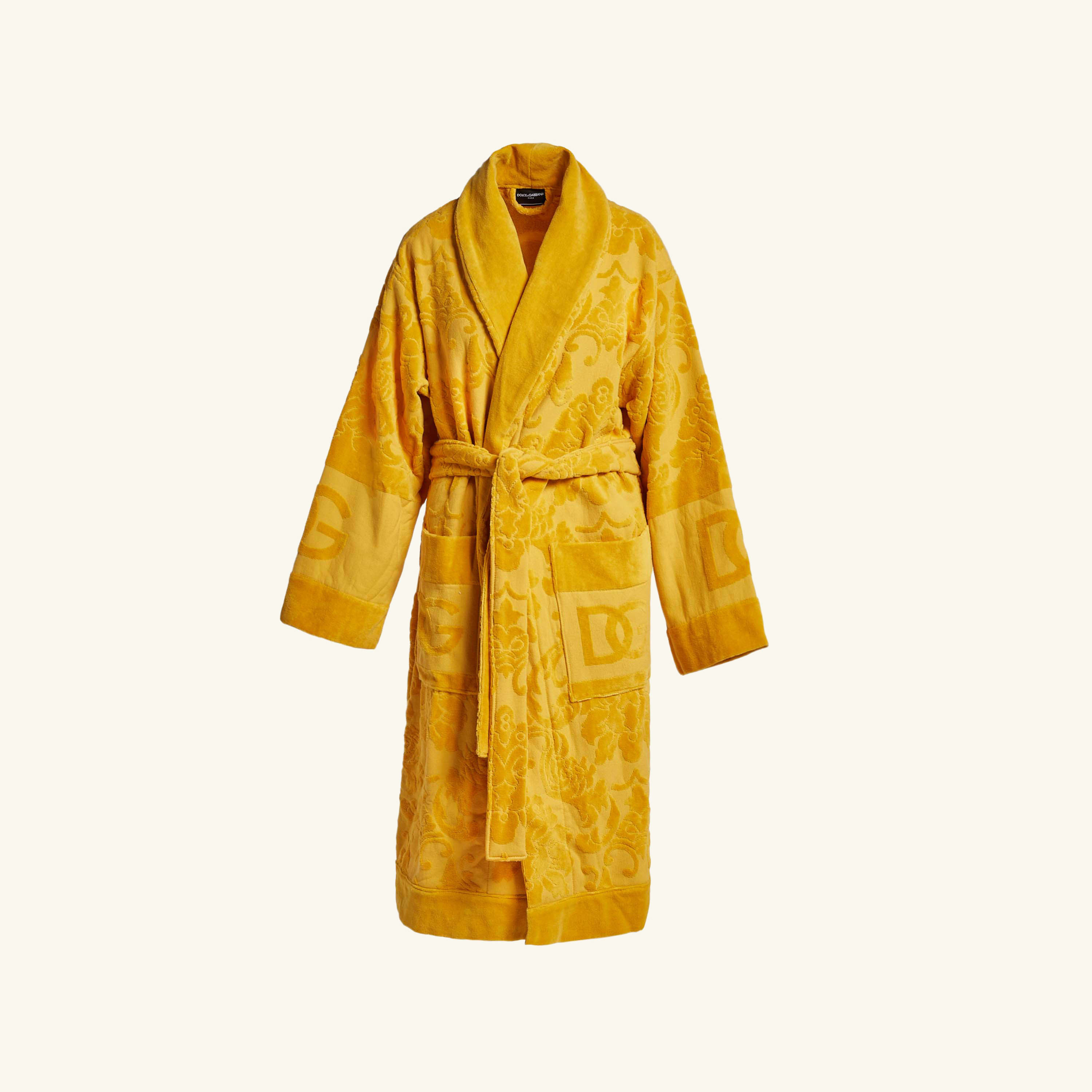 

Terry Cotton Jacquard Bath Robe - Medium