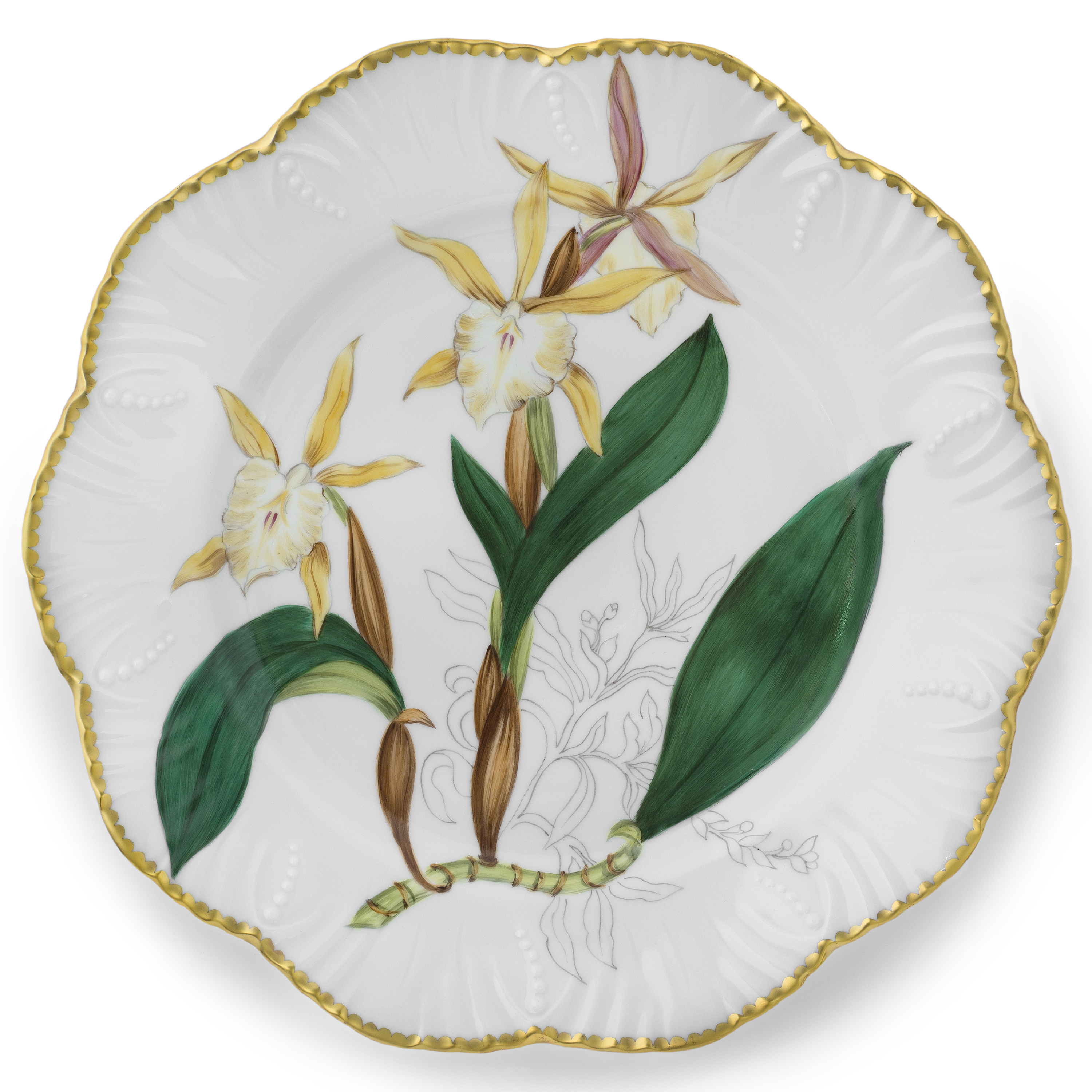 

Histoires D'orchidees Dinner Plate