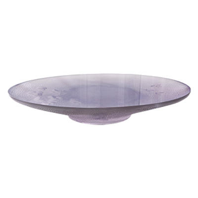 

Jardin Imaginaire Large Grey And Purple Fantasy Garden Oval Bowl