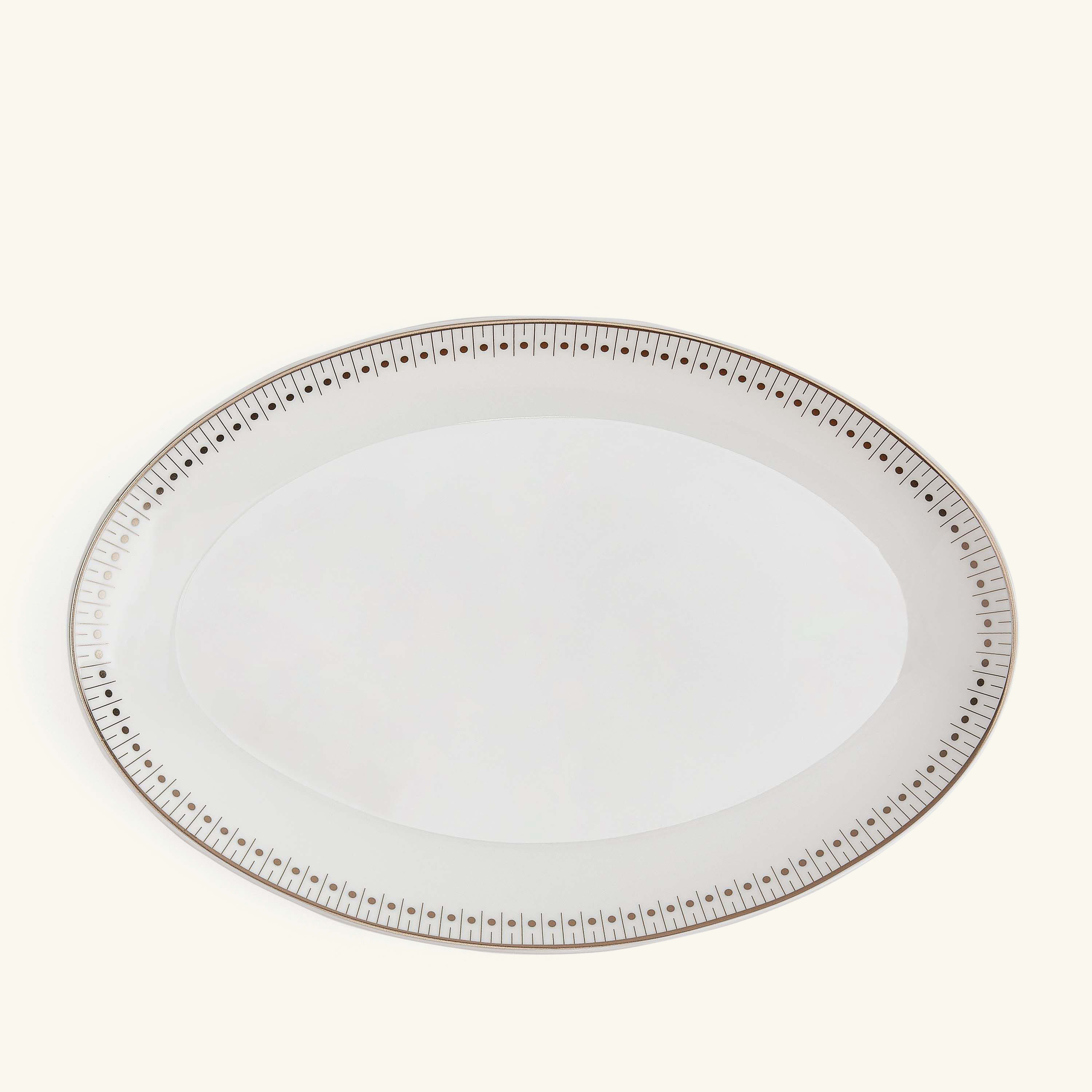 

Malmaison Impériale Oval Platter 28 Cm Platinium Finish