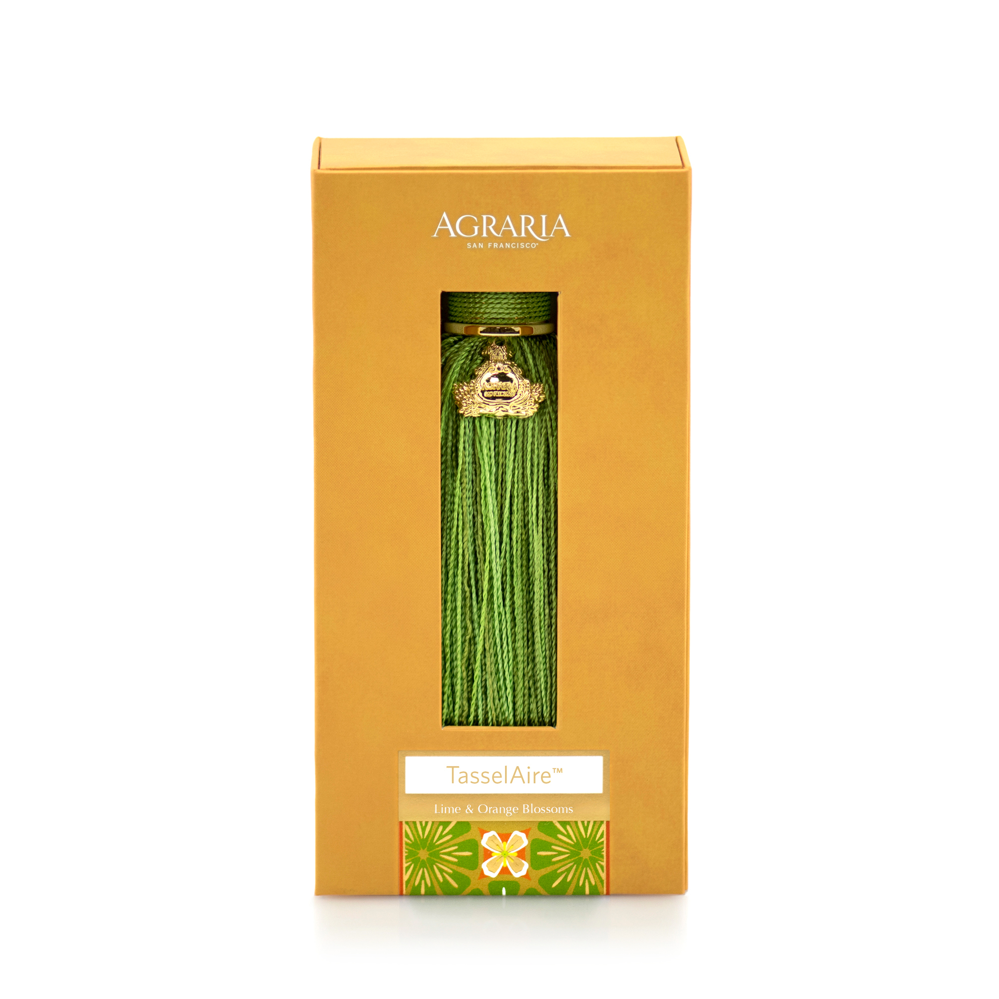 

Agraria Lime & Orange Blossoms Tassel Aire