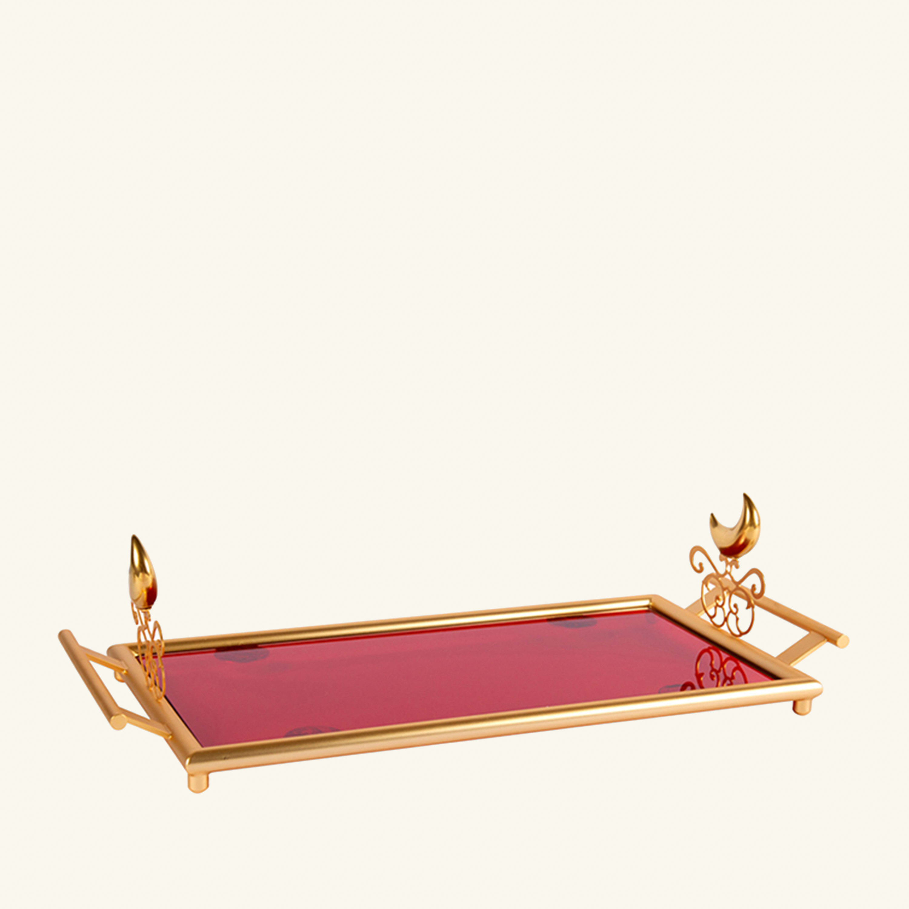 

Extravaganza Gold & Ruby Small Tray