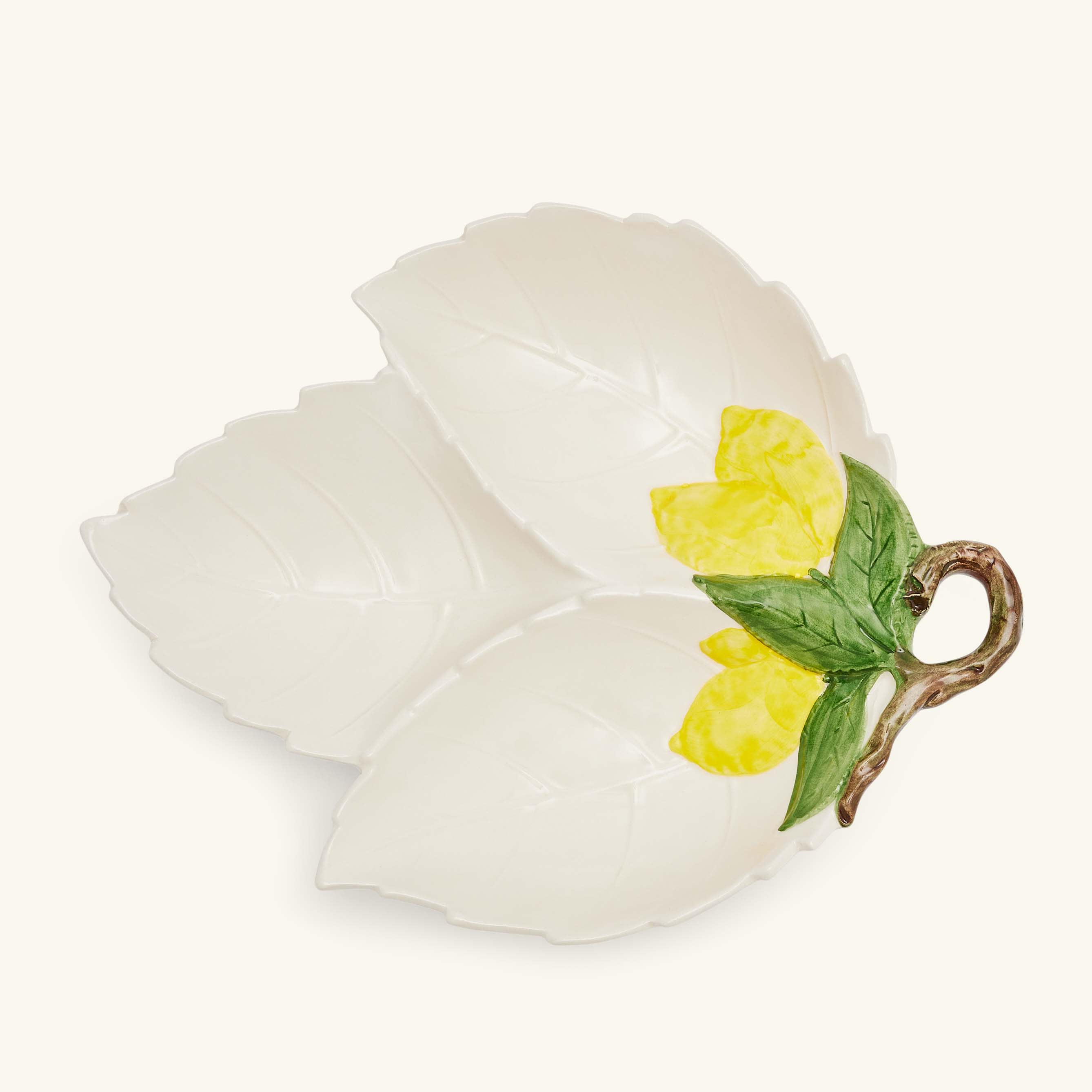 

Lemon Ceramic Leaf Dish