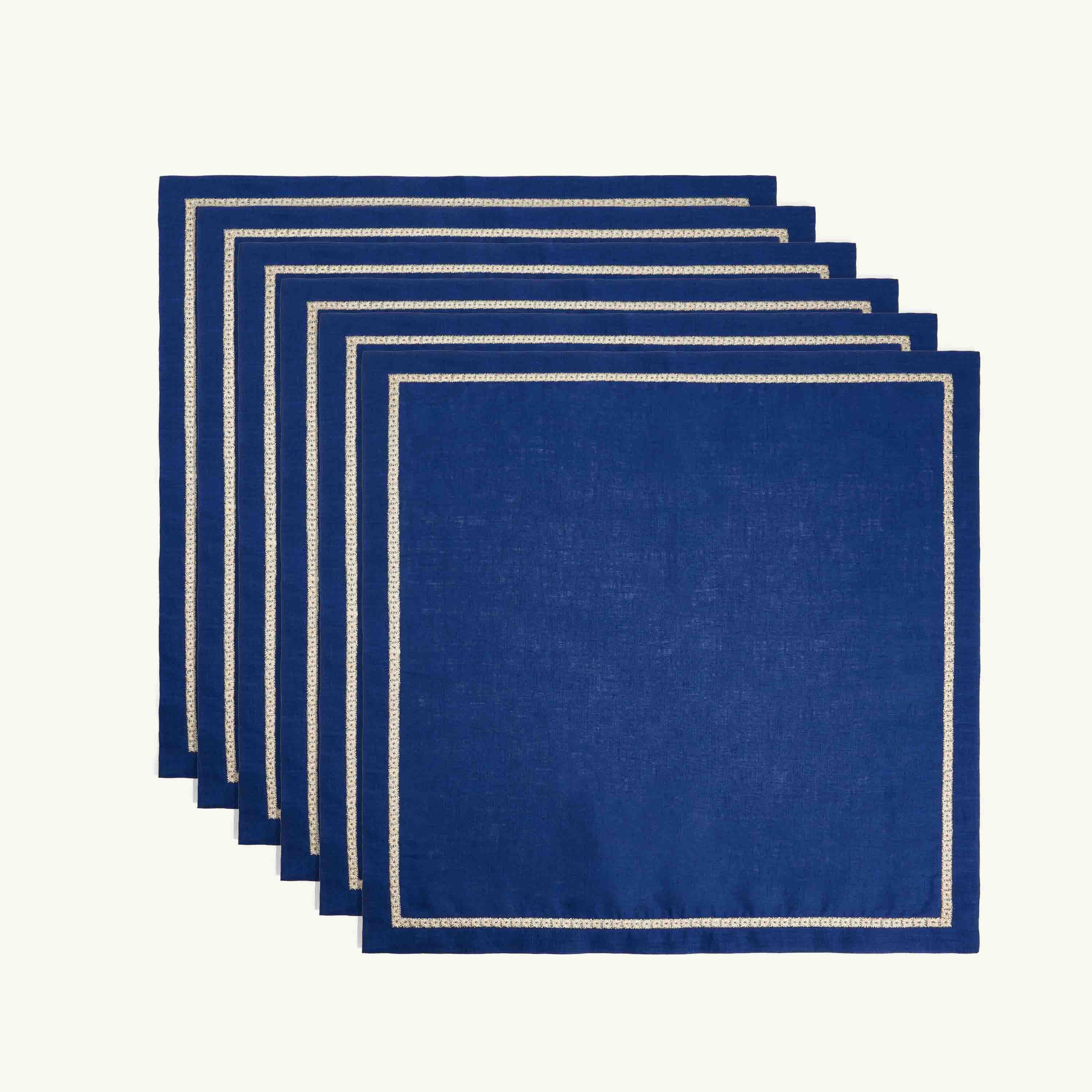 

Set Of 6 -rosely Napkin