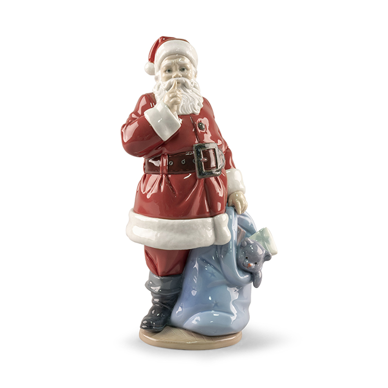 

Santa Is Here Figurine