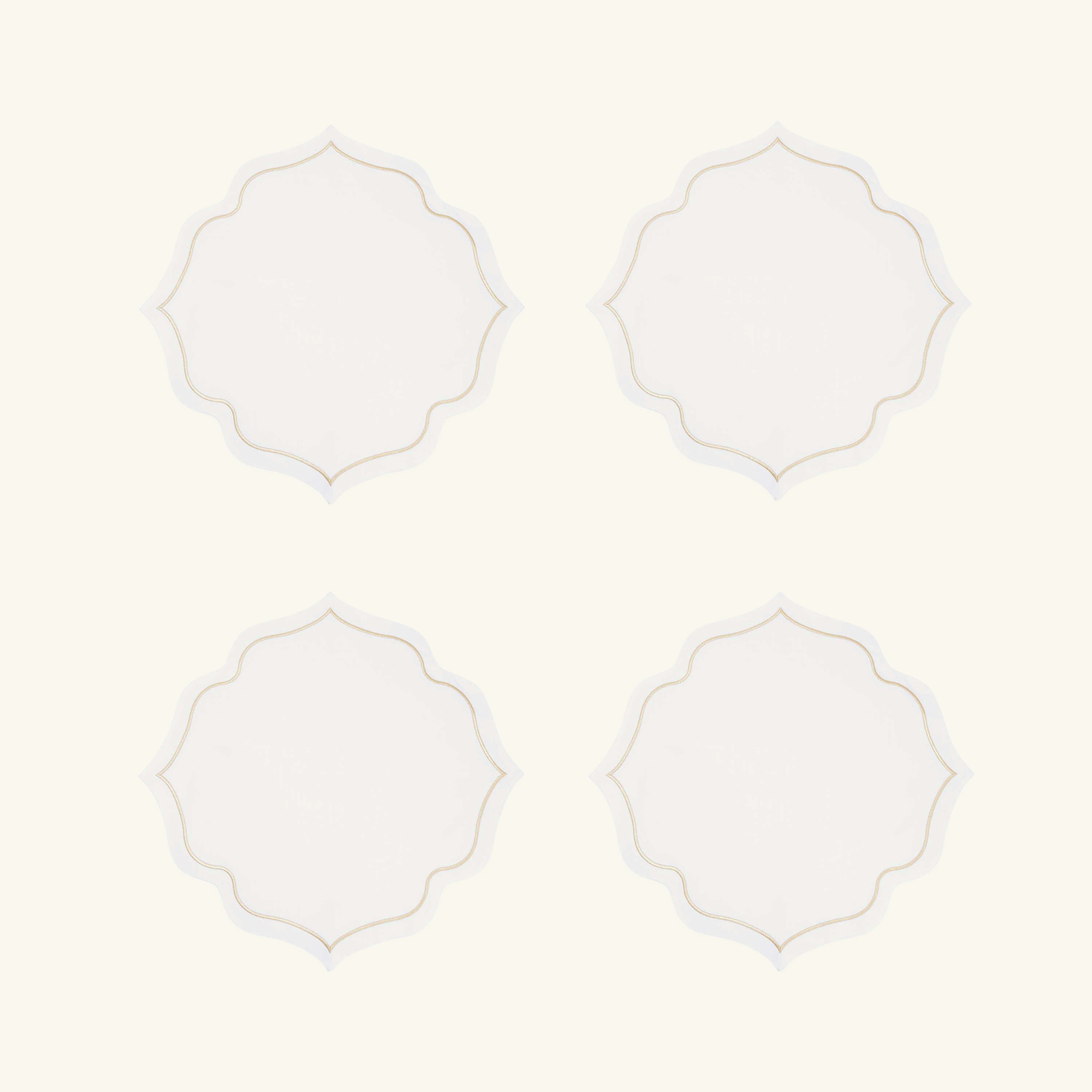 

Set Of 6 -arabesque Place Mat