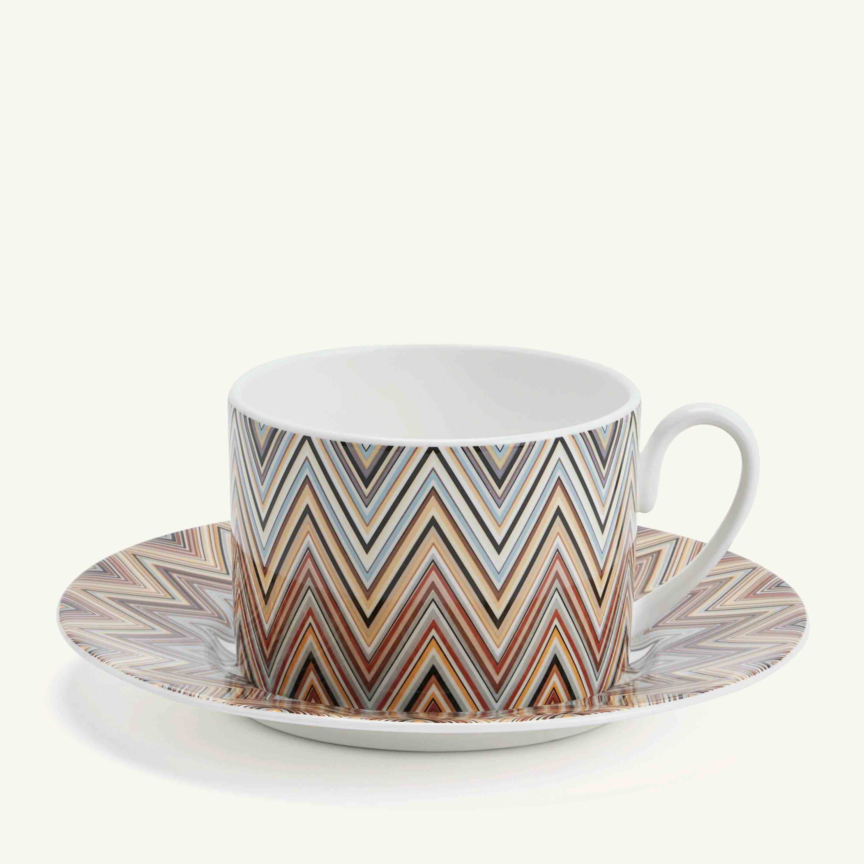 

Zig Zag Jarris Tea Cup & Saucer