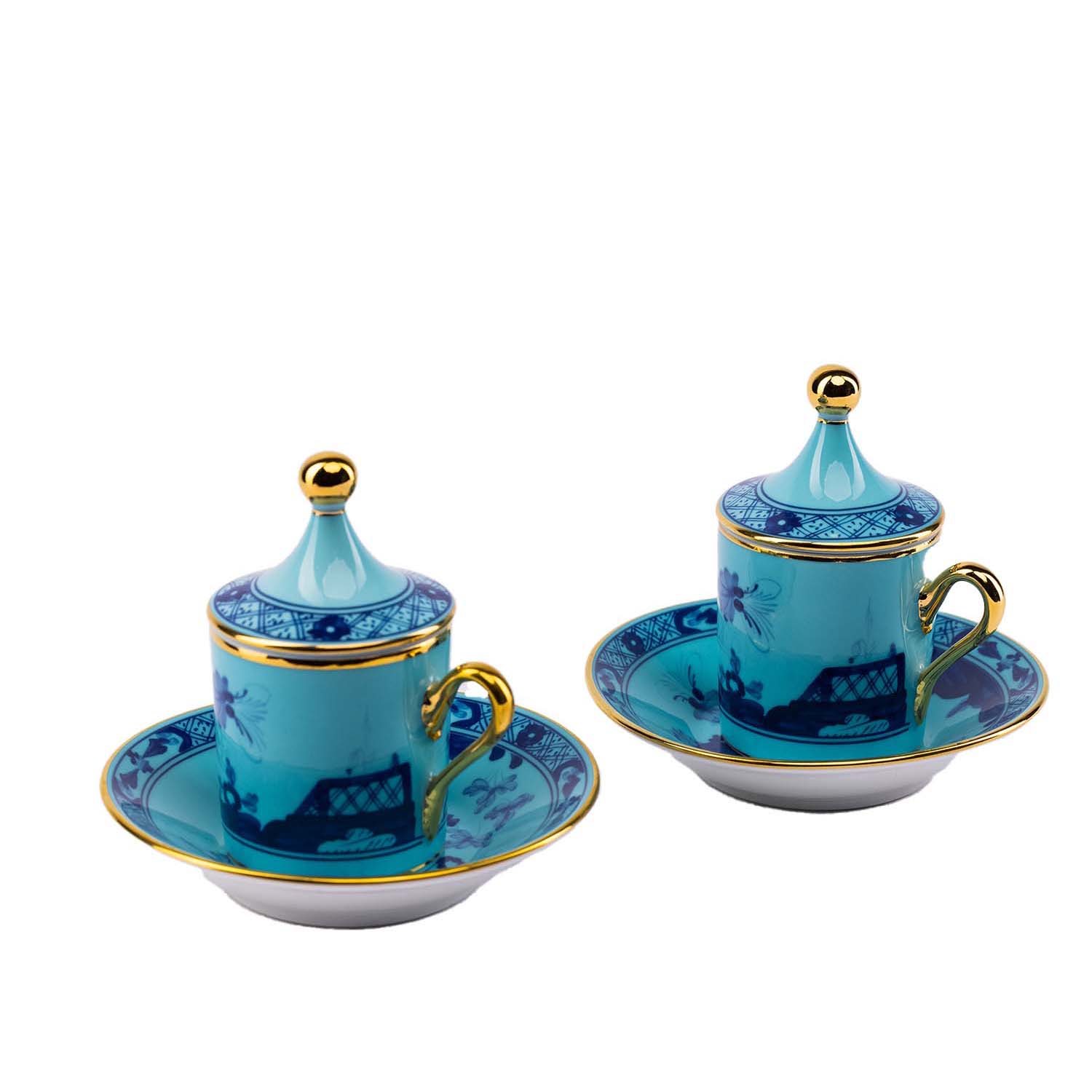 

Espresso Set For Two Oriente Italiano Iris