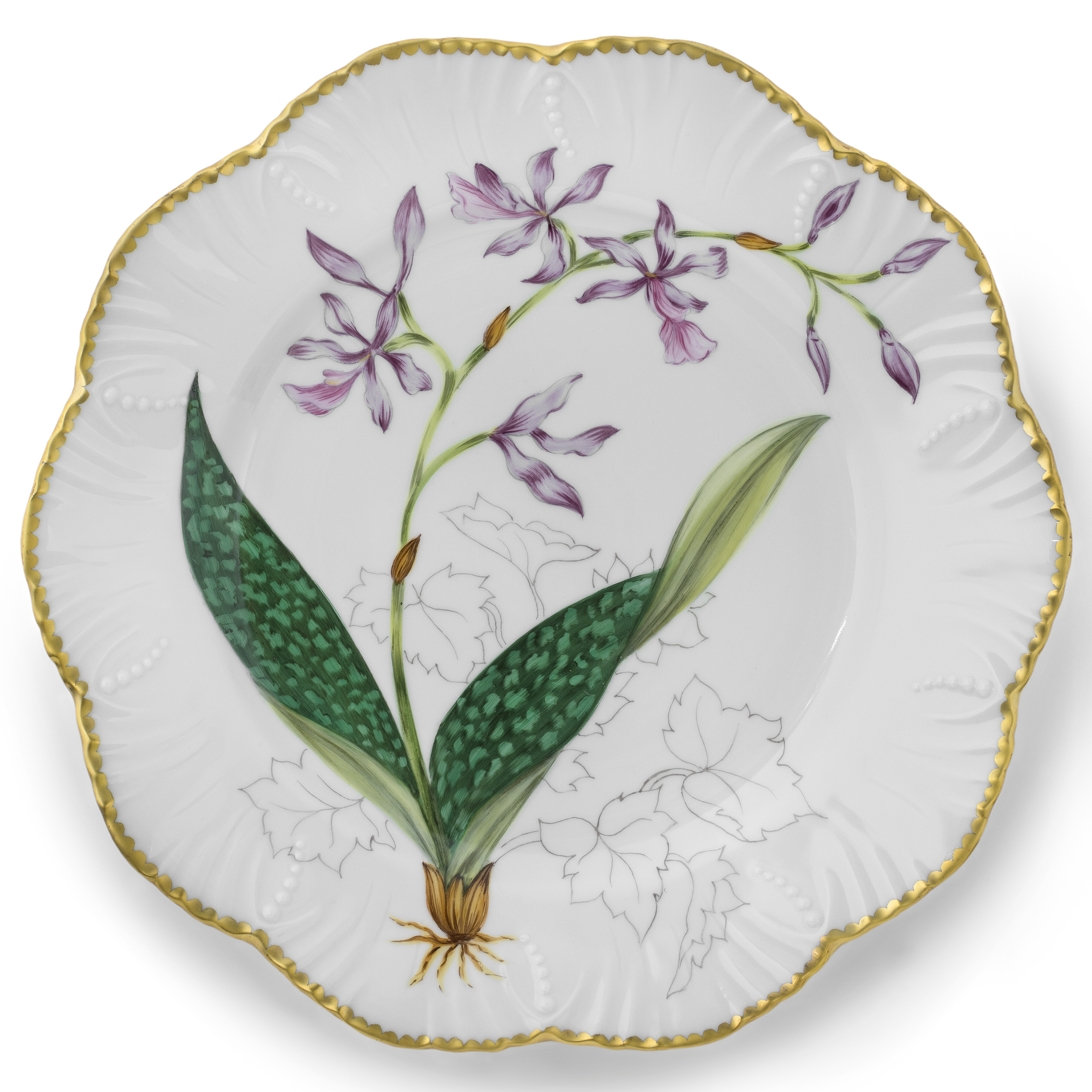 

Histoires D'orchidees Dinner Plate