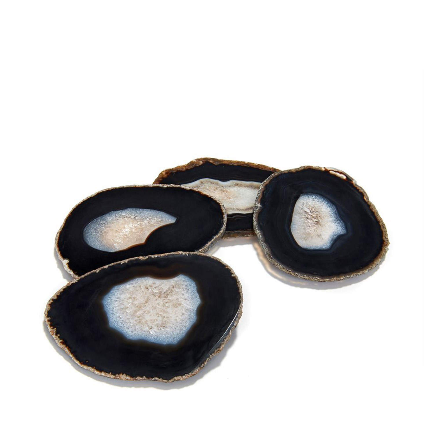 

Pedra Gemstone Midnight Agate Coaster