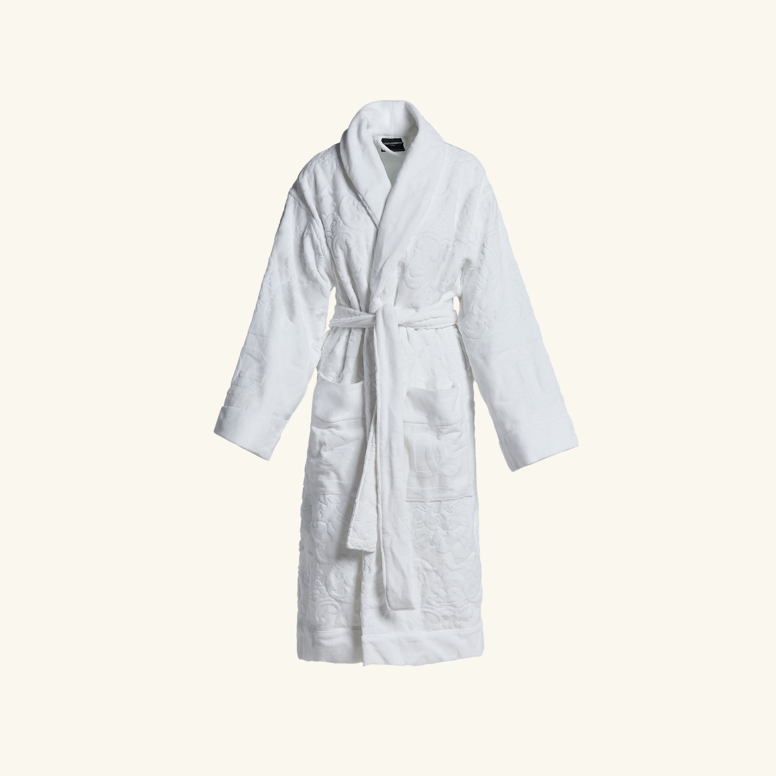 

Terry Cotton Jacquard Bath Robe - Medium